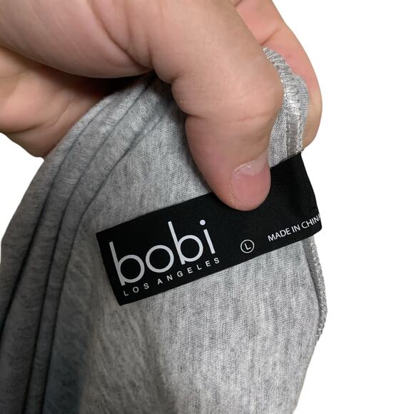 NWT! Bobi LA  Ruched Side Surplice Tank Dress Womens Size L - Picture 8 of 10